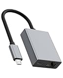 100 Mbps Ethernet-Adapter für Fire TV Stick, Micro-USB auf RJ45 Ethernet-Netzwerkadapter,...