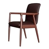 Farmhouse Esszimmerstuhl aus Gummiholz, wasserdicht, Kunstleder, gepolstert, Küchenstuhl mit...