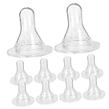 ibasenice 10 Stück Teiliges Lamm milchflasche mit Dickem Bissfestem Gummi Langlebige Kälber...