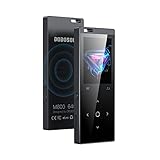 64GB MP3 Player Bluetooth - DODOSOUL MP3-Player mit Kopfhörer FM Radio Diktiergerät Mini-Design...