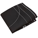 UKCOCO Schwarze Puzzlematte 66 X 117cm aus Filz mit Luftschlauch 3 Befestigungsbändern Rollmatte zu...