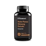Roter Panax Ginseng Extrakt 2375 mg (30% Ginsenoside), echter koreanischer Ginseng - laborgeprüft,...
