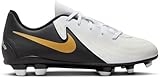 Nike Jr Phantom Gx Ii Club Fg/Mg Fußballschuh, White Black MTLC Gold Coin, 34 EU