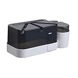 Platzsparender Badkorb ohne Bohren Lagerregal Taschentuchbox Wandmontage Kunststoffregal...