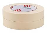 HIZOVSEM Masking Tape 1 inches, 2 Pack Adhesive Painting Tape Bulk for General Purpose Use, 1 inches...