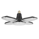 Pyltha LED Garagenbeleuchtung 120W, Deformierbar mit 4 Einstellbaren Panels, 13600, Weißes Licht -...