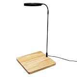 Aquarienlicht - 360 Drehbar LED-Pflanze-Pfleger Mit Holz Basis | USB-Betrieben Lampe,...