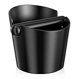 Maxentico Abklopfbehälter für Siebträger(Schwarz), Knockbox Zubehör Abschlagbehälter...