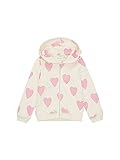 TOM TAILOR Mädchen 1037948 Sweatjacke mit Herz Kapuze, 32371-big Heart Print, 116/122