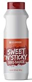 SizzleBrothers Sweet 'n' Sticky BBQ Sauce | 500 ml / 615g | Leckerer BBQ-Klassiker für Pulled Pork,...