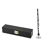 FTVOGUE 16 cm Mini Klarinette Modell Musikinstrument Ornamente Dekoration Display Figur Wohnkultur...