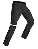 Wespornow Herren Zip-Off-Wanderhose-Abnehmbar-Trekkinghose, Atmungsaktiv Outdoorhose Arbeit Hosen...