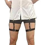 Generisch Herren Hemd mit rutsch festen Verriegelung splittern, für Damen, Strumpf halter