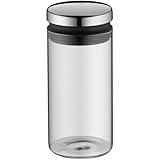 WMF Depot Vorratsdose Glas 1l, Höhe 21,5 cm, Kaffeebohnen Behälter, Kaffeedose, Vorratsglas mit...