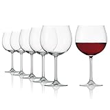 Stölzle Lausitz Burgundergläser Weinland 6er-Set 650 ml – Elegante Rotweingläser ideal für...