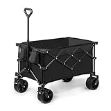 NSASL Multifunktions-Handwagen,Faltbarer Wagen,Robuster Wagen-Transport-Handwagen Mit Verstellbarem...