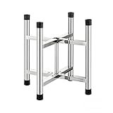 WECLMH Klappbares Bein Aus Edelstahl, Klappbares Untergestell Für Küchen- Und Esstische, Robustes...