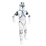 Rubie's Offizielles Disney Star Wars Clone Trooper Kinderkostüm, Kindergröße L 8 - 10 Jahre...
