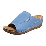 Orthopädische Sandalen Damen Sommer Einfach Strand Pantoletten rutschfeste Offener Hausschuhe...