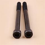 PEGGYLIN 2 teile/los Auspuff Bolzen Fit for Husqvarna 36 41 137 141 142 Benzin Kettensäge Ersatz...