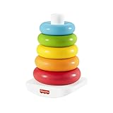 Fisher-Price Rock-a-Stack Eco Ringturm | Babyspielzeug ab 6 Monate | Steckturm & Stapelringe |...