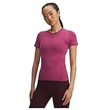 Under Armour Vanish Damen-T-Shirt, nahtlos, kurzärmelig, Fuchsia Dusk/Dark Maroon/Dark Maroon,...
