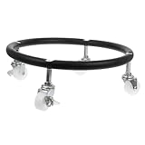 BESPORTBLE Beweglicher Gasflaschenhalter aus mit Bremsrädern Mobiler Propangasflaschenständer für...