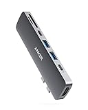 Anker 547 USB-C Hub für MacBook, Kompatibel mit USB-C Multifunktionsanschluss, 100W Power Delivery,...