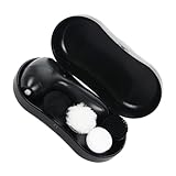 Gatuida Elektrische Schuhputzmaschine Lederpflege mit Bürsten Batteriebetrieben Tragbar Schnelles...