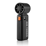 Muuookka Outdoor-Kühlventilator Hochgeschwindigkeits-Handventilator Mini-Handventilator in Schwarz