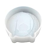 SXRQ Fondant-Schokoladenform, Burgen-Muster, Silikon, duftend, Festival, Tischdekoration, Werkzeug,...