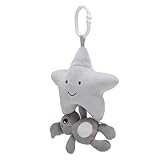 Fdit Kinderwagen-Hängerassel-Spielzeug, Bezauberndes Tier-Design, Glockenfunktion, Baby-Spieluhr,...