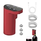 Elektrischer Weinbelüfter - Weinbelüfter Elektrisch | Weinflaschenspender Mit Digitalem Display,...