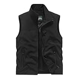 Sommerweste Herren Leicht Outdoor Weste Sommer Ohne Ärmel Jagdweste Camping Arbeitsweste...