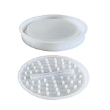 Silikonform für runde LED-Halterungen, glatte Oberflächen, geeignet für Heimdekoration und...
