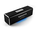 MusicMan MA Lautsprecher (MP3-Player, Soundstation & Radio, USB, Line-In) schwarz