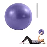 Riisoyu 25 cm Gymnastikball Klein, Pilates Ball mit Aufblasbarem Strohhalm Soft YogaBall...