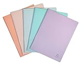 Exacompta 88360E Sichtmappe Aquarel aus PP 500μ mit 30 Hüllen und 60 Sichten für DIN A4 farbig...
