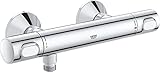 GROHE Precision Flow - Thermostat-Brausebatterie (wassersparend, Sicherheitssperre bei 38°C,...