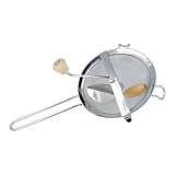 EUROHOME Passiermaschine Edelstahl mit abnehmbarem Rührwerk - Küchensieb Ø20 cm - Küchenmaschine...