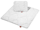 sleepling 196277 Baby Babybetten Set, medium Ganzjahresbettdecke Bettdecke 80 x 80 cm und...