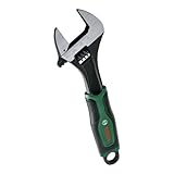Bosch Rollgabelschlüssel 200mm (verstellbarer Schraubenschlüssel; hochwertig und robust; Softgrip;...
