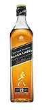 Johnnie Walker Black Label 12 Jahre | Blended Scotch Whisky | klassischer | Geschenkempfehlung für...