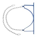 Yardenfun Gasflaschenhalterung Wandhalterung mit Sicherheitskette Stahl für Druckluftbehälter und...