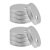 BUGUUYO 8 Stück Teiliges Edelstahl Wc Sitz Schrauben Abdeckkappen Stabile Toilettensitz Scharnier...
