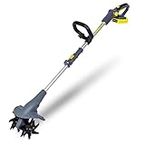 FANZTOOL 20V Motorhacke Mini-Bodenhacke Bodenkrümler Gartenhacke mit 20cm Arbeitsbreite und...