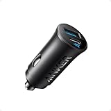 Anker USB-C Kfz-Ladegerät, 30W 2-Port Typ-C Kfz-Netzteil, Kfz-Ladegerät für iPhone mit PowerIQ...
