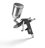 FIAC Farbspritz Pistole 1863, Lackier Pistole für Kleine Flächen, Aerograf mit 100ml Farb Tank,...