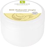 GREENDOOR reines Bio Kokosöl Virgin 200ml kaltgepresst nativ naturbelassen, natürlicher...