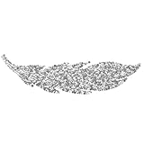 Toyvian Glitzernde Blattform Strass Aufnäher zum Aufbügeln Selbstgemacht Applikation aus...